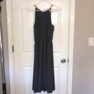 Michael Kors Black/White Chain Dress‎ M NWT